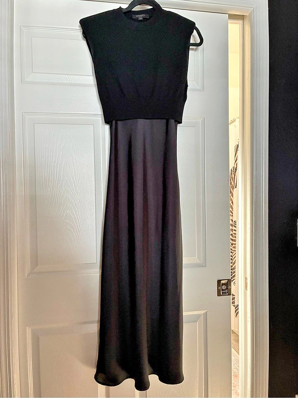 AllSaints Jax 2-in-1 Maxi Dress Black